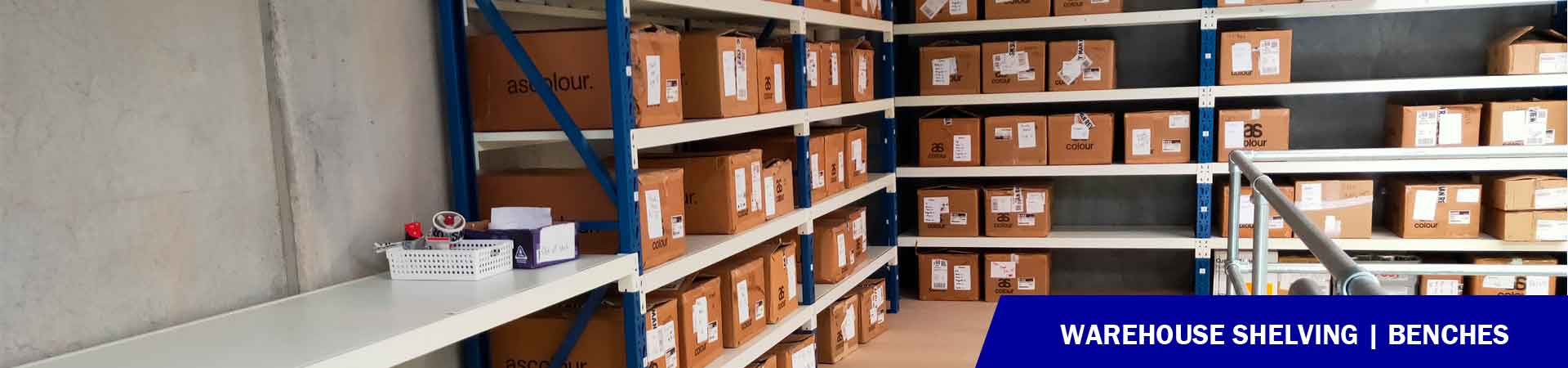 Warehouse shelving