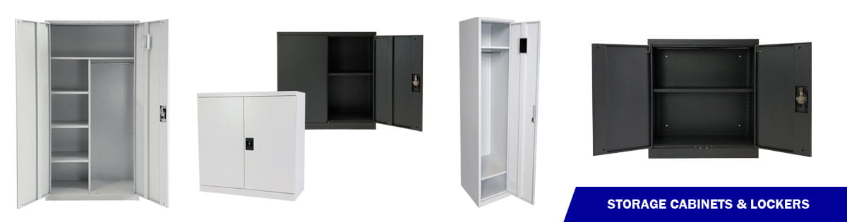 storage cabinets and lockers
