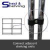 Picture of Wire Shelving Post Clamp - Black