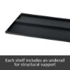 Picture of Metal Stationery Cabinet 1800 Additional Shelf - Black