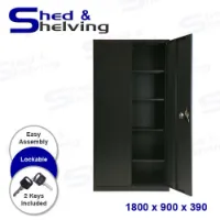 Picture of Metal Stationery Cabinet 1800 - Black