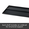 Picture of Metal Stationery Cabinet 900 Additional Shelf - Black