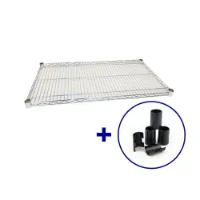 Picture of Wire Shelving 900mm Additional Shelf  with Clips - Chrome